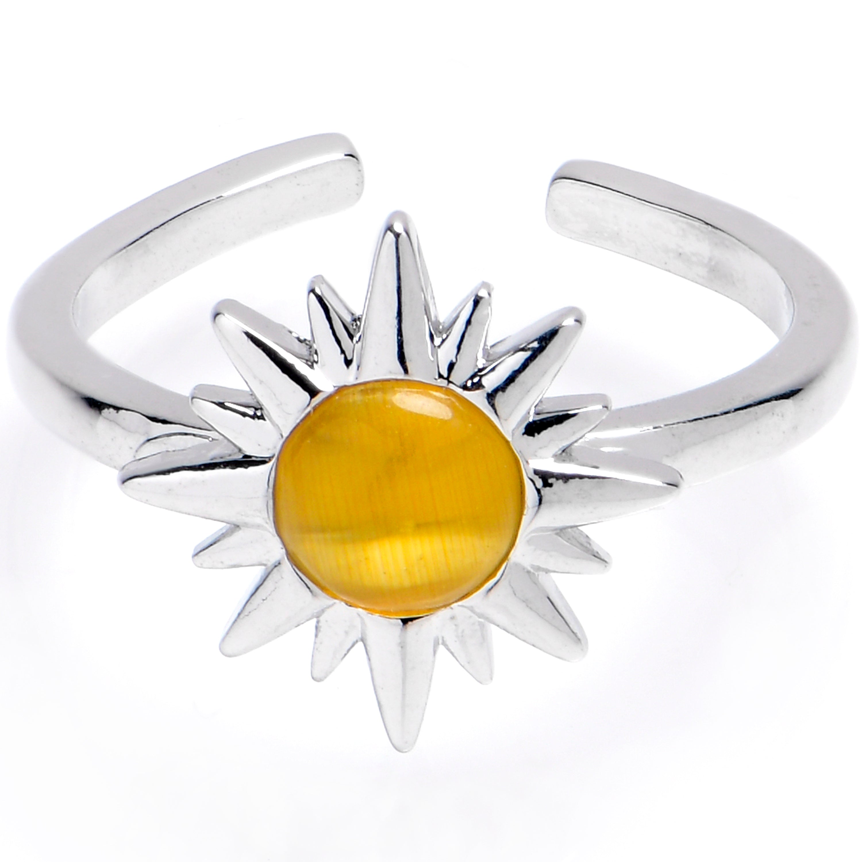 BodyCandy Sweet Sunshine Golden Adjustable Toe Ring — main product shot