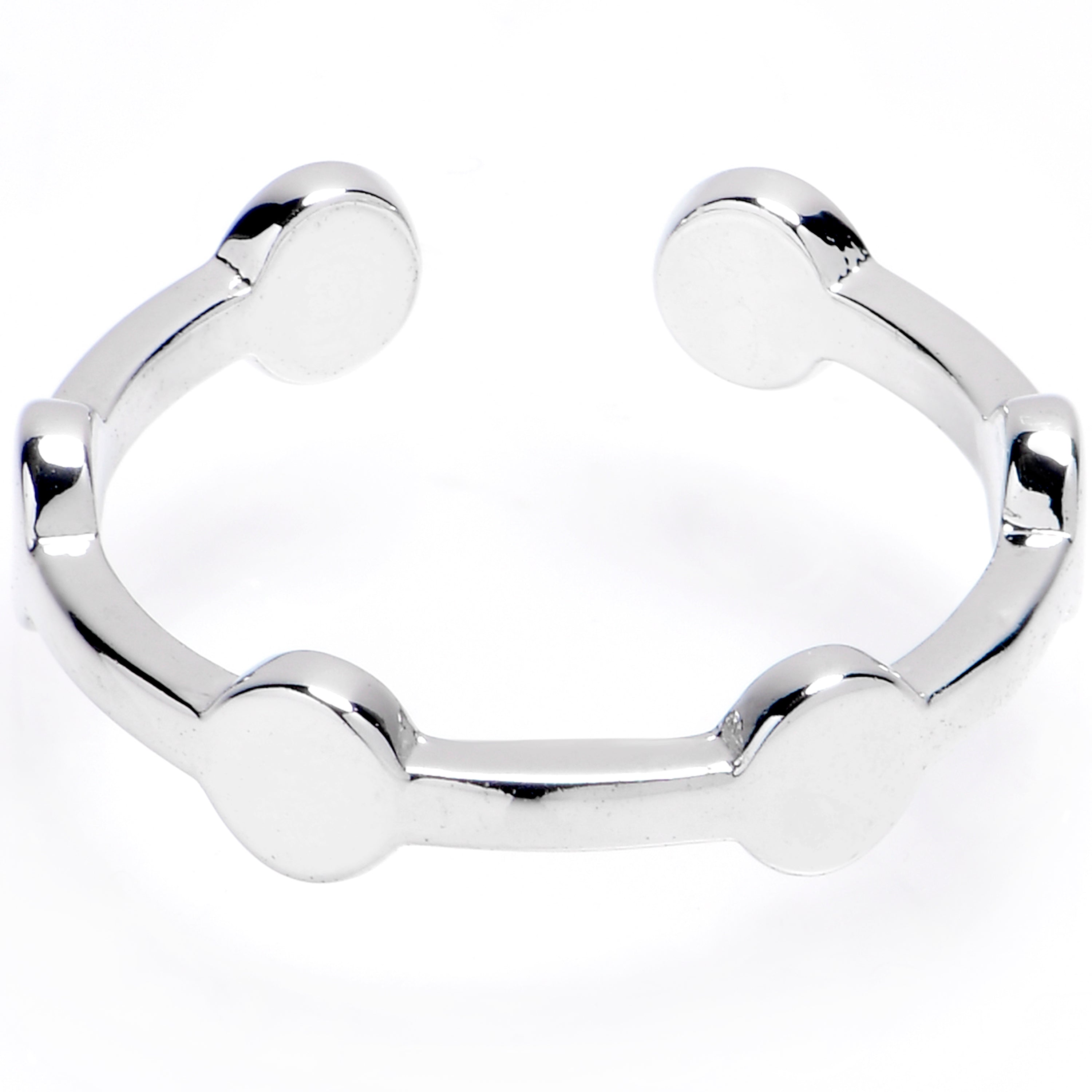 BodyCandy Discs Of Style Adjustable Toe Ring — main product shot