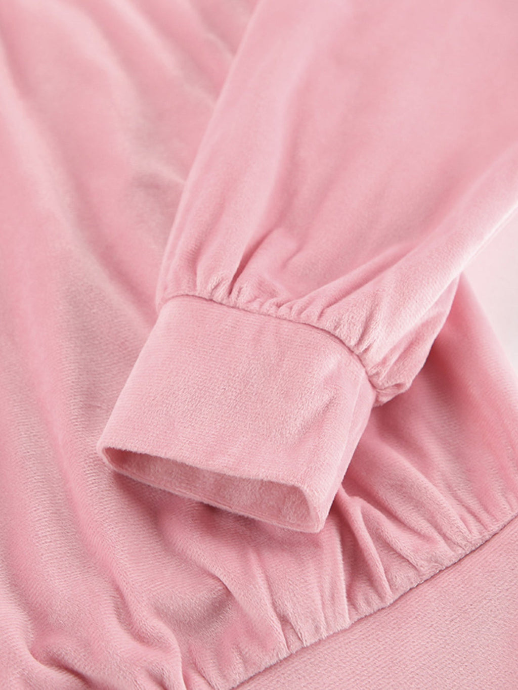 Quarter Zip Long Sleeve Top and Pants Set