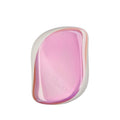 Tangle Teezer Compact Styler Holographic Pink Hair Brush - Detangling & Styling Made Easy