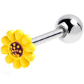 BodyCandy 16G 5/16 Sunny Simple Sunflower Cartilage Tragus Earring — main product shot