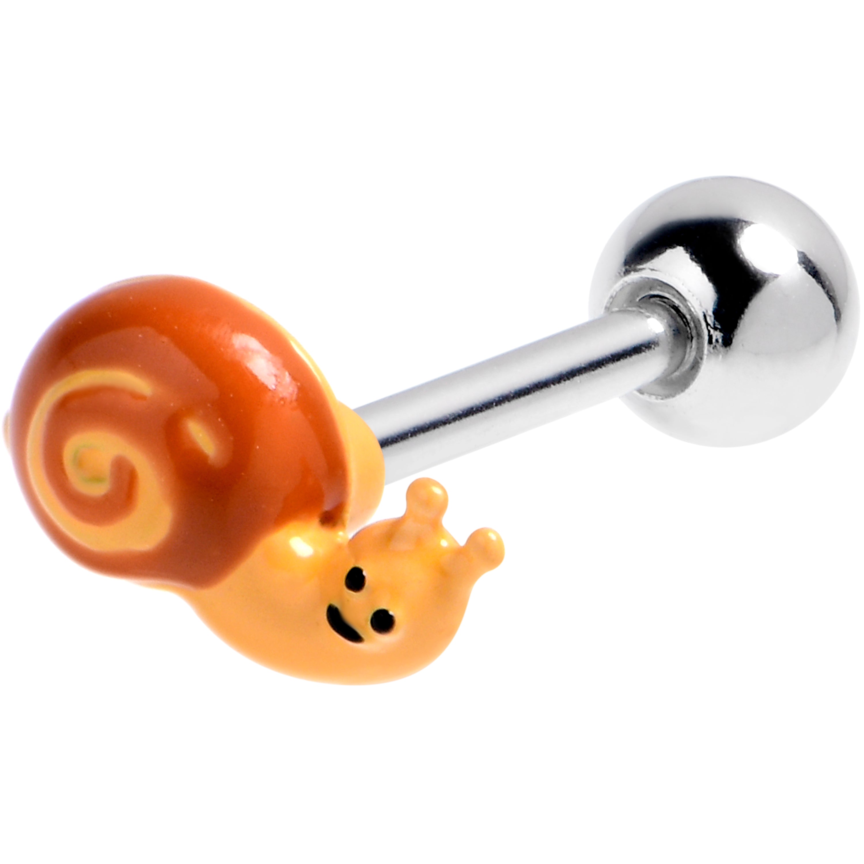BodyCandy 16G 5/16 Cottagecore Snail Cartilage Tragus Earring — main product shot