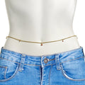 BodyCandy Red Gem Gold Tone Cherry Sweet Dangle Belly Chain — main product shot