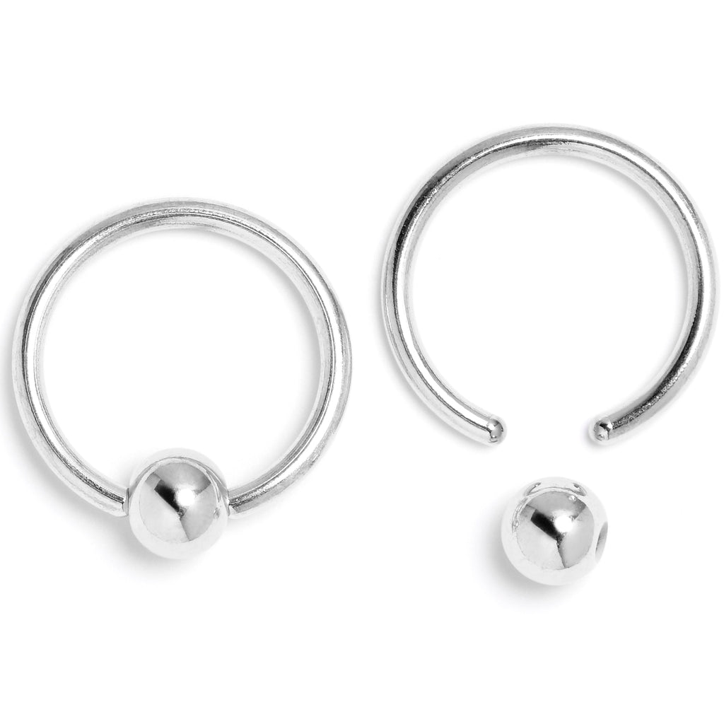 BodyCandy 16G 3/8 Gothic Skulls BCR Captive Ring Set of 4 — lifestyle context