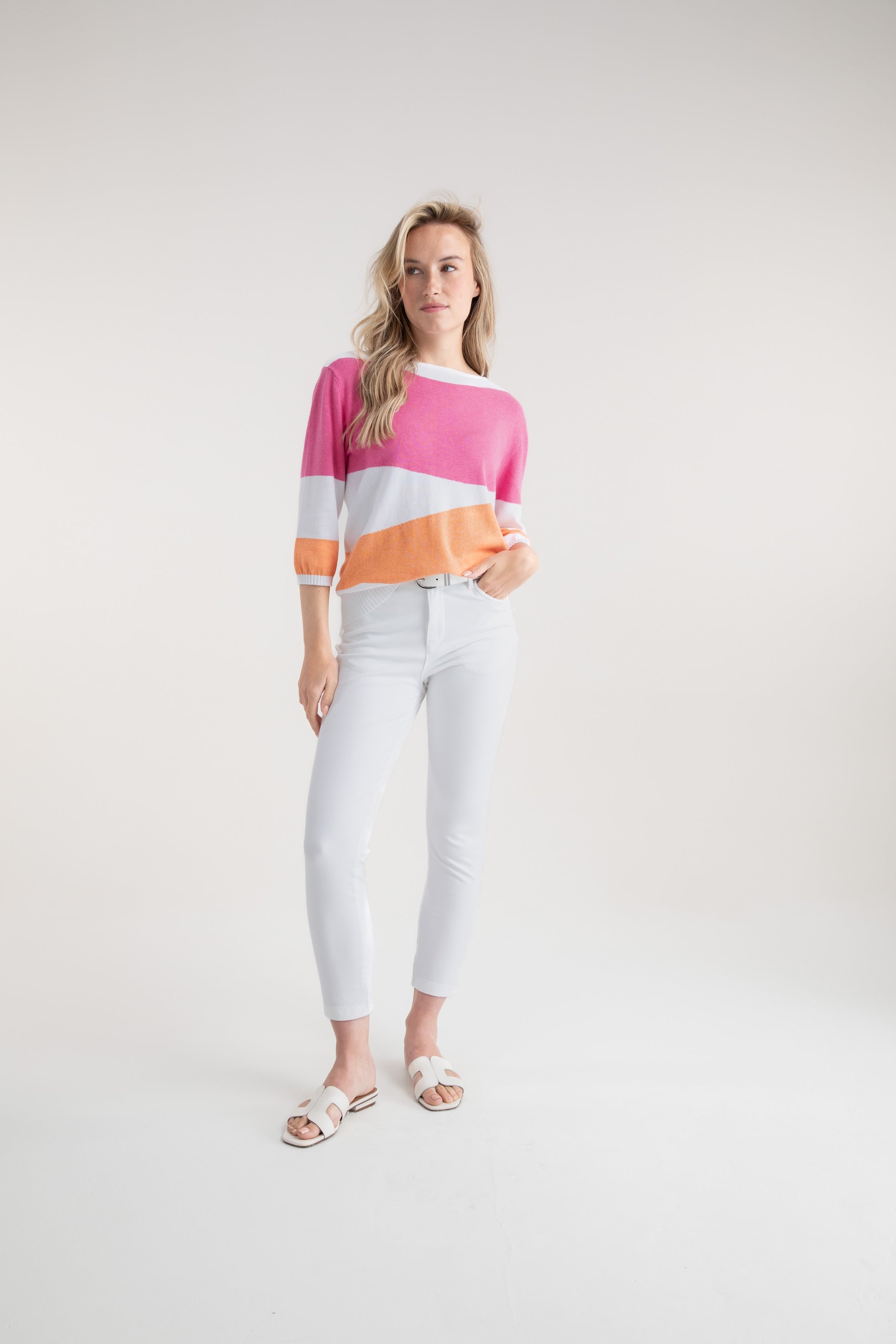 KADOU BOUTIQUE Marble Spring Sweater — lifestyle context