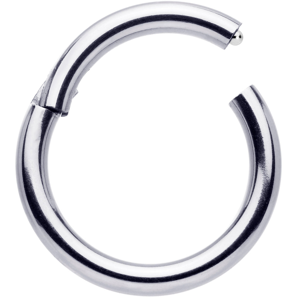 BodyCandy 12G 1/2 Precision Hinged Segment Ring — detail close-up
