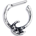 BodyCandy 16G 5/16 Mushrooms on the Moon Cartilage Clicker — main product shot