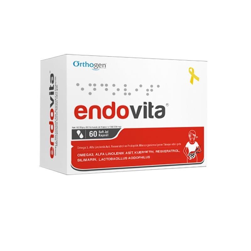 Endovita Omega-3 Probiotic Supplement Softgel Capsules