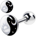 BodyCandy 16G 1/4 Night And Day Yin Yang Cartilage Tragus Earring — main product shot