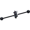 BodyCandy 14G Clear CZ Gem Black Raven Witch Industrial Barbell 38mm — main product shot