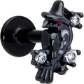 BodyCandy 16G 1/4 Clear CZ Gem Black Raven Witch Labret Monroe Tragus — main product shot