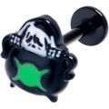BodyCandy 16G 5/16 Black Triple Moon Cauldron Labret Monroe Tragus — main product shot