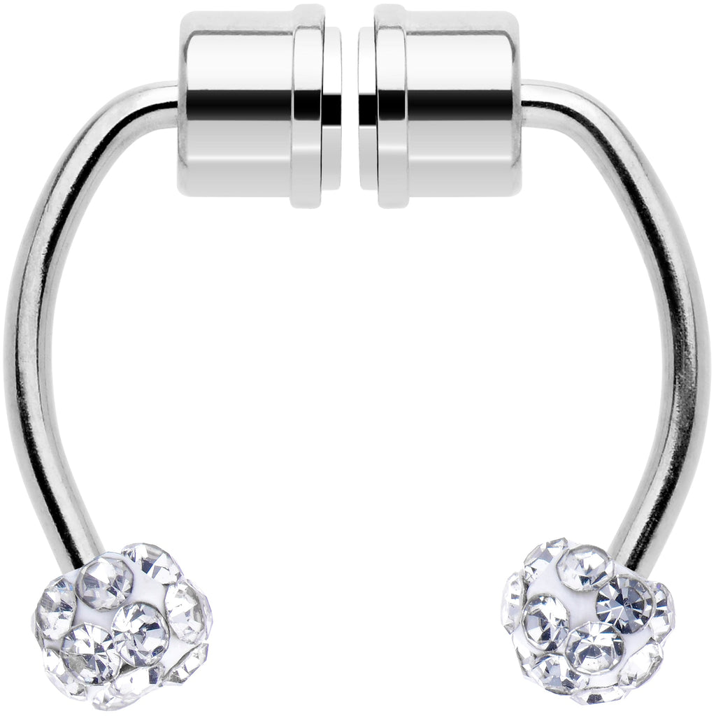 BodyCandy Clear Gem Magnetic Septum Ring Horseshoe Non-Pierced Fake Nose Ring Set — lifestyle context