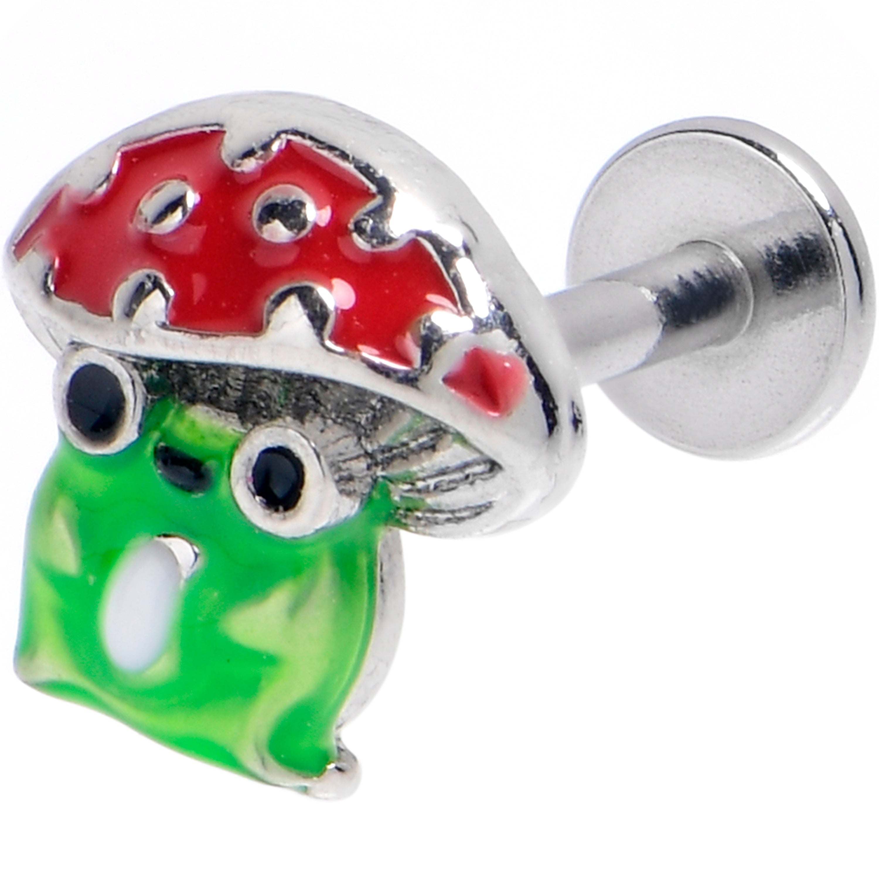 BodyCandy 16G 5/16 Happy Mushroom Labret Monroe Tragus — main product shot