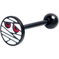 BodyCandy Black Halloween Mummy Barbell Tongue Ring — main product shot