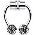 BodyCandy Rose Magnetic Septum Ring Horseshoe Non-Pierced Fake Nose Ring — main product shot