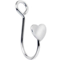 BodyCandy Simple Heart Style Clip On Nose Ring — main product shot