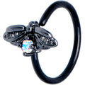 BodyCandy 20G 5/16 Aurora Gem Black Beauty Bug Nose Hoop — main product shot