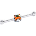 BodyCandy 14G Holly Holiday Fox Industrial Barbell 38mm — main product shot