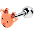 BodyCandy 16G 5/16 Santa's Reindeer Cartilage Tragus Earring — main product shot
