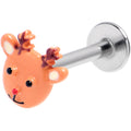 BodyCandy 16G 5/16 Santa's Reindeer Labret Monroe Tragus — main product shot