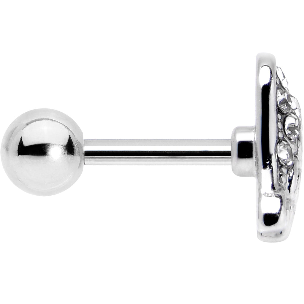 BodyCandy 16G 1/4 Clear Gem Heavenly Heart Angel Wing Blue Cartilage Earring — lifestyle context