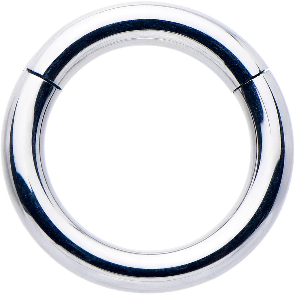 BodyCandy 14G 7mm 316L Surgical Steel Precision Hinged Segment Hoop — main product shot