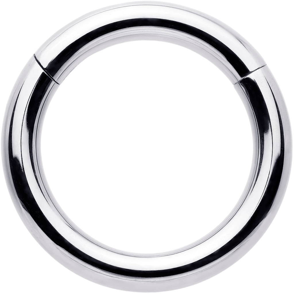 BodyCandy 12G 3/8 316L Surgical Steel Precision Hinged Segment Hoop — main product shot
