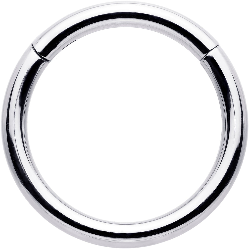BodyCandy 12G 9/16 316L Surgical Steel Precision Hinged Segment Hoop — main product shot