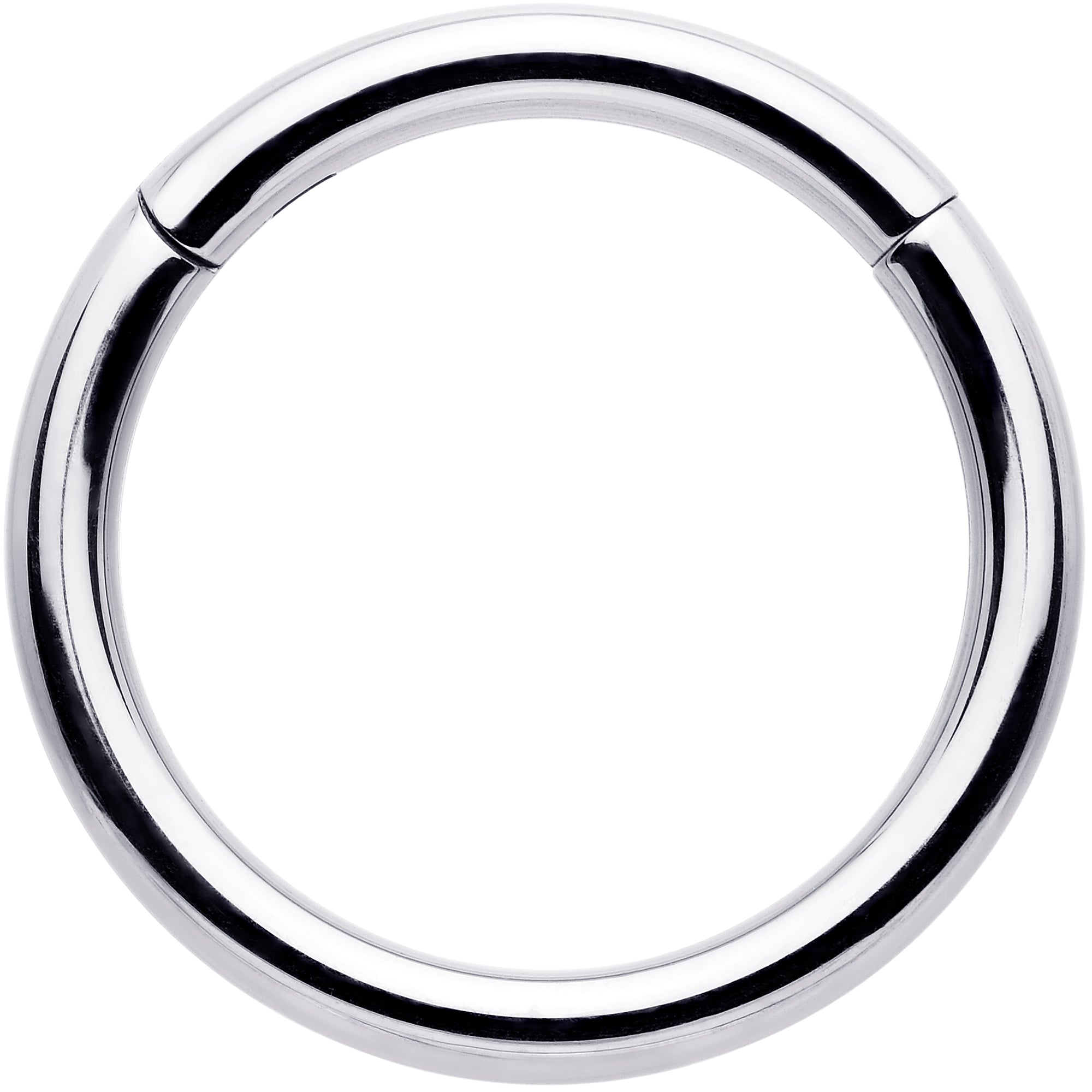 BodyCandy 12G 9/16 316L Surgical Steel Precision Hinged Segment Hoop — main product shot