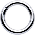BodyCandy 8G 9/16 316L Surgical Steel Precision Hinged Segment Hoop — main product shot