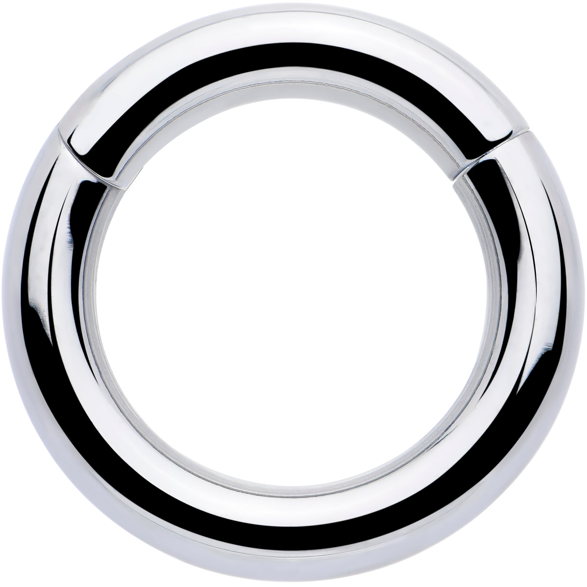 BodyCandy 8G 1/2 316L Surgical Steel Precision Hinged Segment Hoop — main product shot