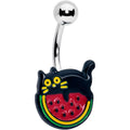 BodyCandy Watermelon Cat Love Belly Ring — main product shot