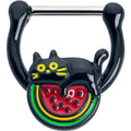 BodyCandy 16G 5/16 Watermelon Cat Love Cartilage Clicker Ring — main product shot
