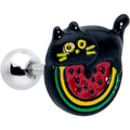 BodyCandy 16G 1/4 Watermelon Cat Love Cartilage Tragus Earring — main product shot