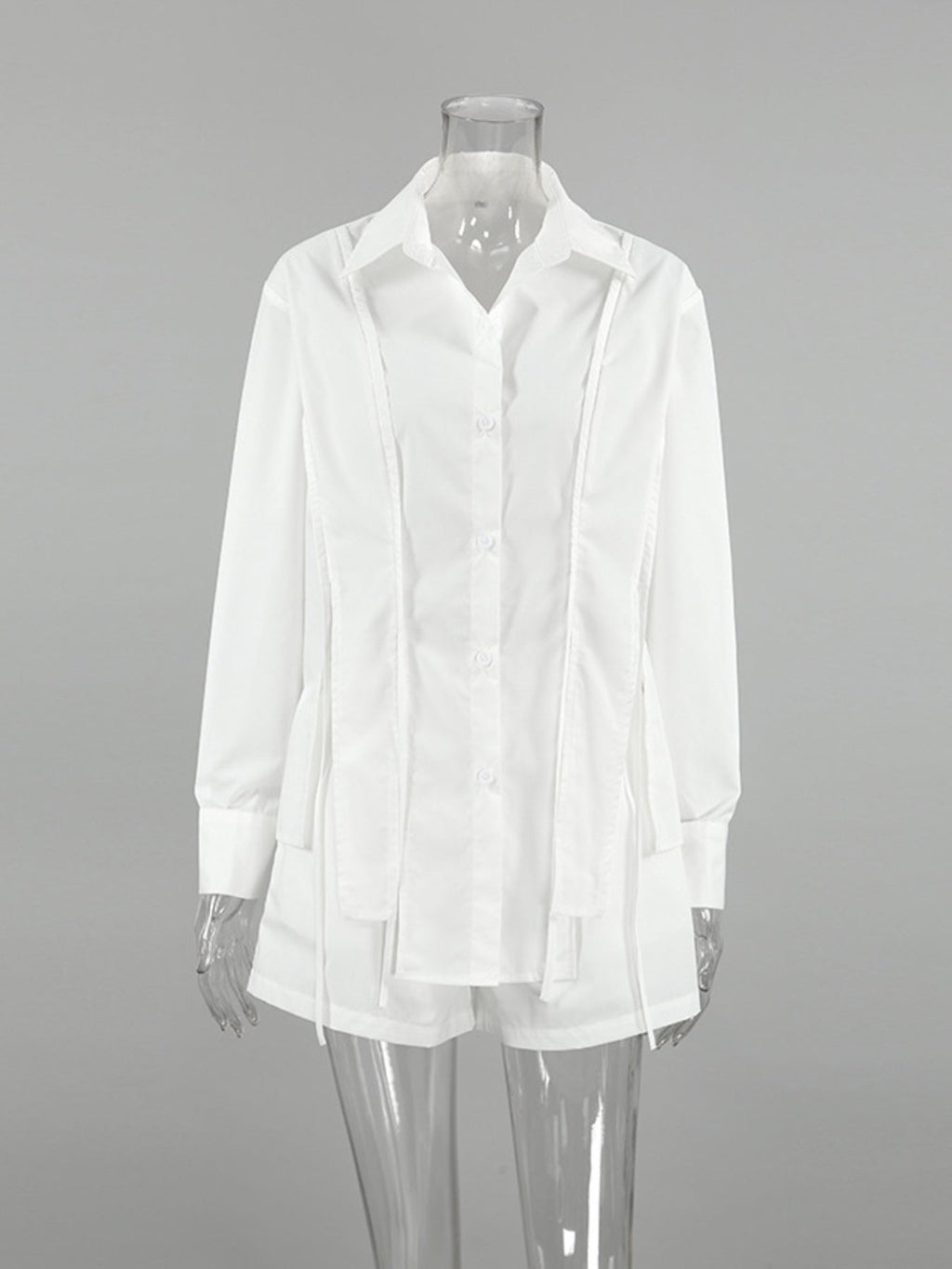 Button Up Shirt and Shorts Set
