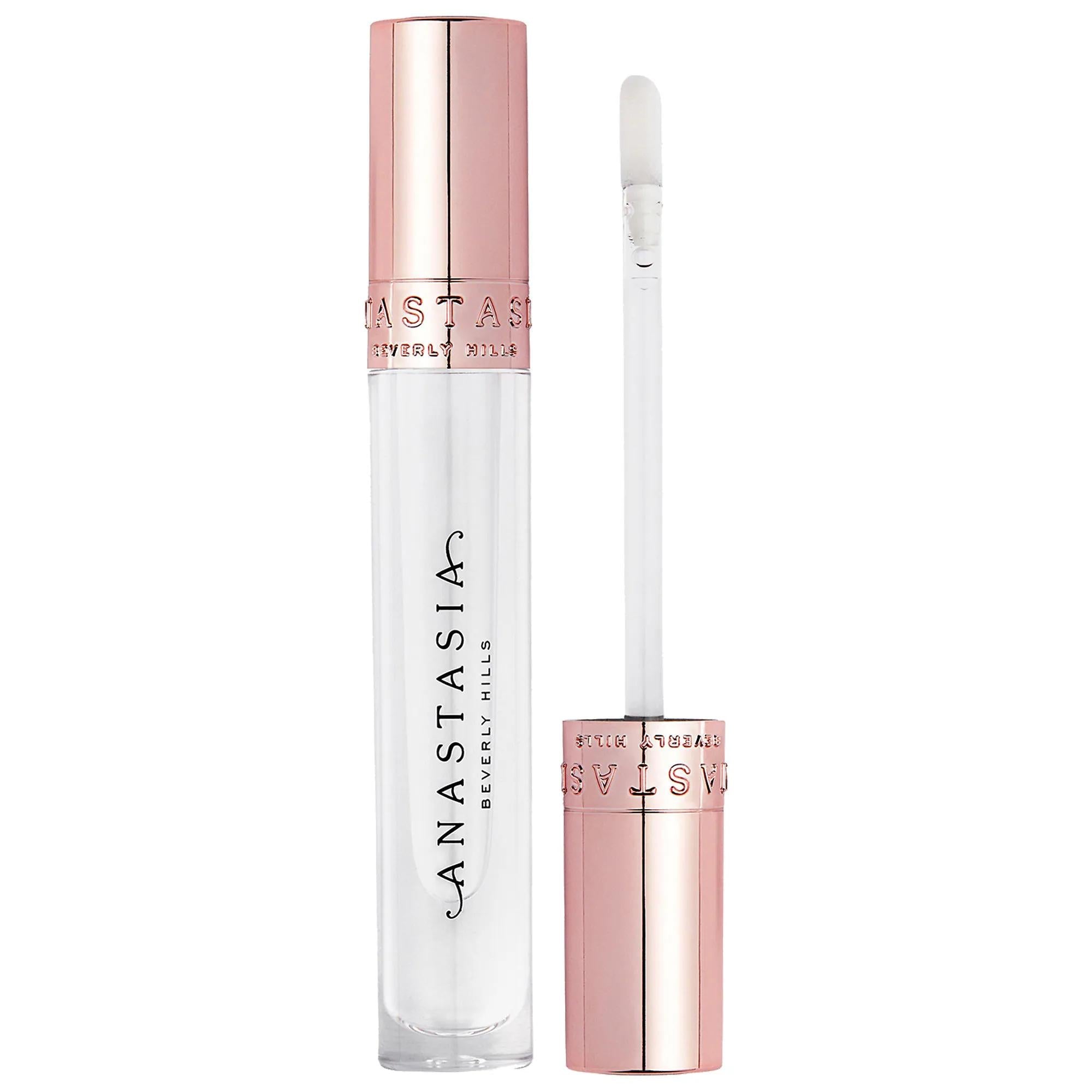 Non-Sticky Clear Crystal Lip Gloss - Vegan, Cruelty-Free, Long-Lasting Shine