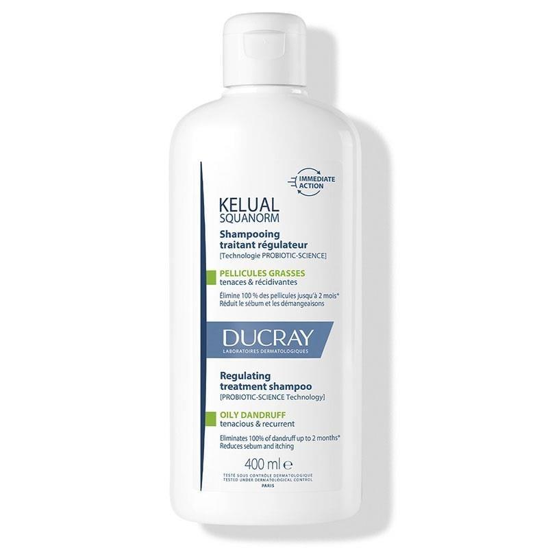 Ducray Anti-Dandruff Shampoo for Oily Scalp - Dermatologically Tested, 13.53 fl oz