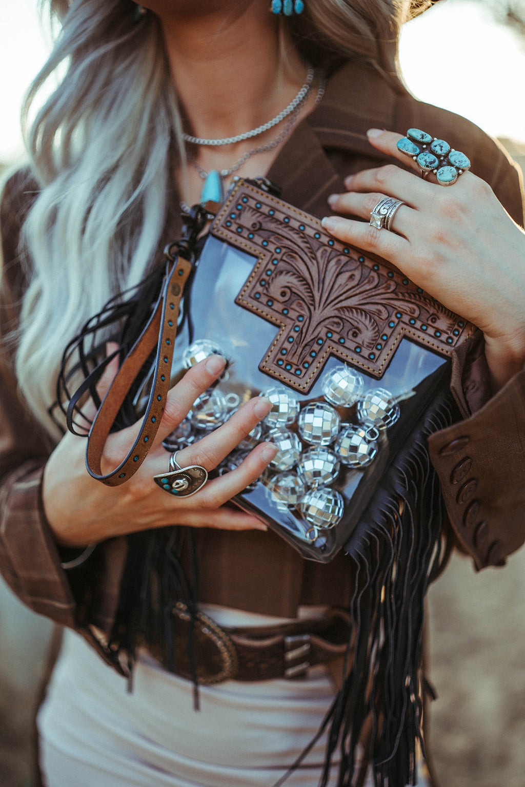 Haute Southern Hyde The Dana Clear Bag A Haute Southern Hyde by Beth Marie Exclusive — main product shot