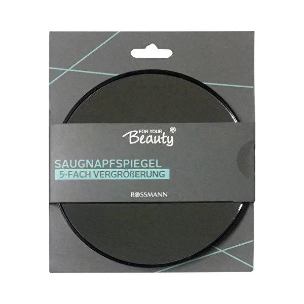 For Your Beauty 5x Magnifying Mirror with Rotating Suction Cup - Adjustable Beauty Mirror for Makeup and Grooming