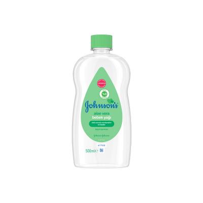 Johnson's Baby Aloe Vera Baby Oil - 16.91 fl oz, Hypoallergenic & Gentle for Infant Skin Care