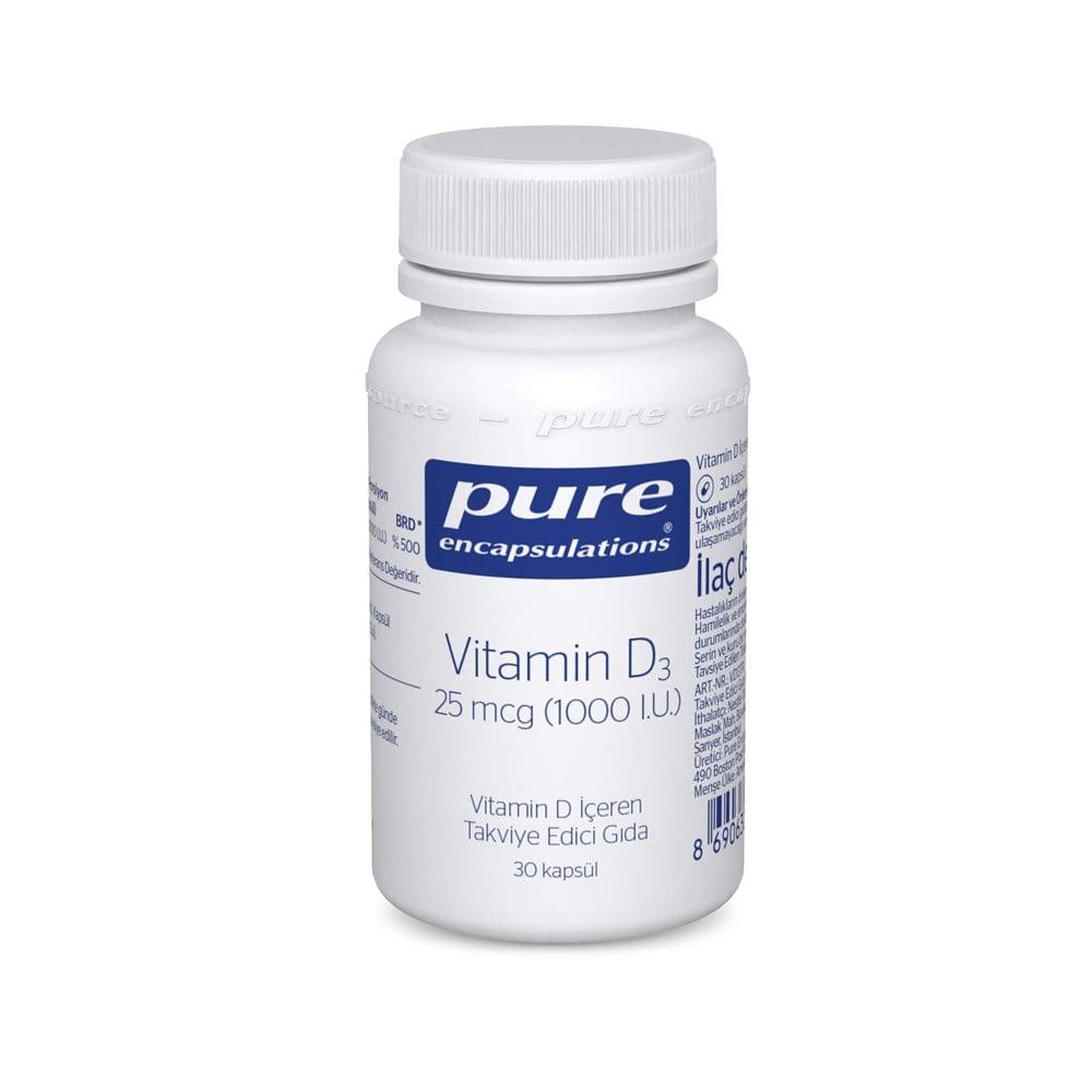 Pure Vitamin D3 1000 IU - High-Quality D3 Supplement for Bone Health & Immune Support