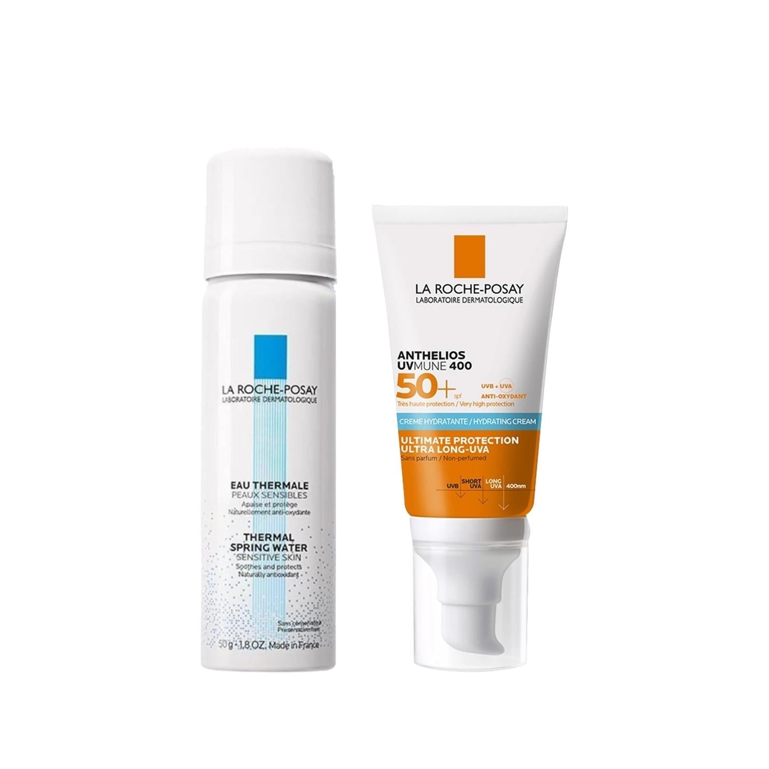 La Roche-Posay: Sun & Skincare Set for Sensitive, Dry Skin - UV Protection, Hydration, Gentle Care