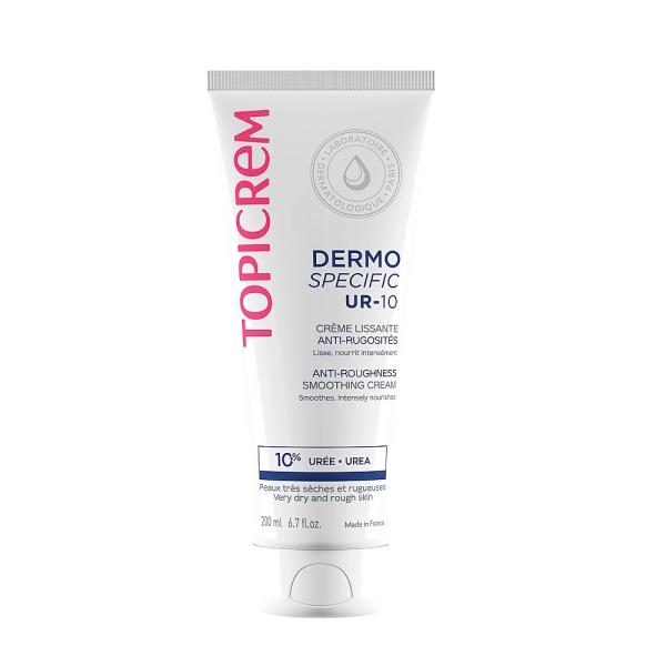 Topicrem UR-10 Anti Roughness Smoothing Moisturizing Cream for Dry Skin - 6.76 fl oz, Paraben-Free
