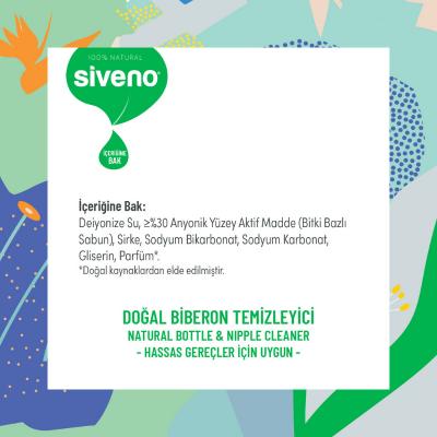Siveno Natural Baby Bottle and Pacifier Cleaner 500ml - Vegan, Cruelty-Free, Non-Toxic