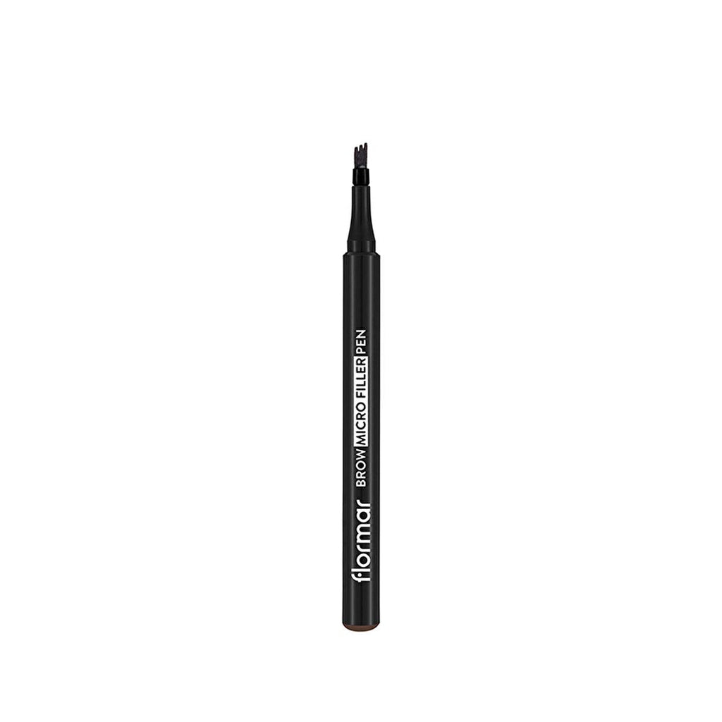 Flormar Brow Micro Filler Pen: Achieve Natural, Long-Lasting Fuller Eyebrows with Easy Application - Deep Brown
