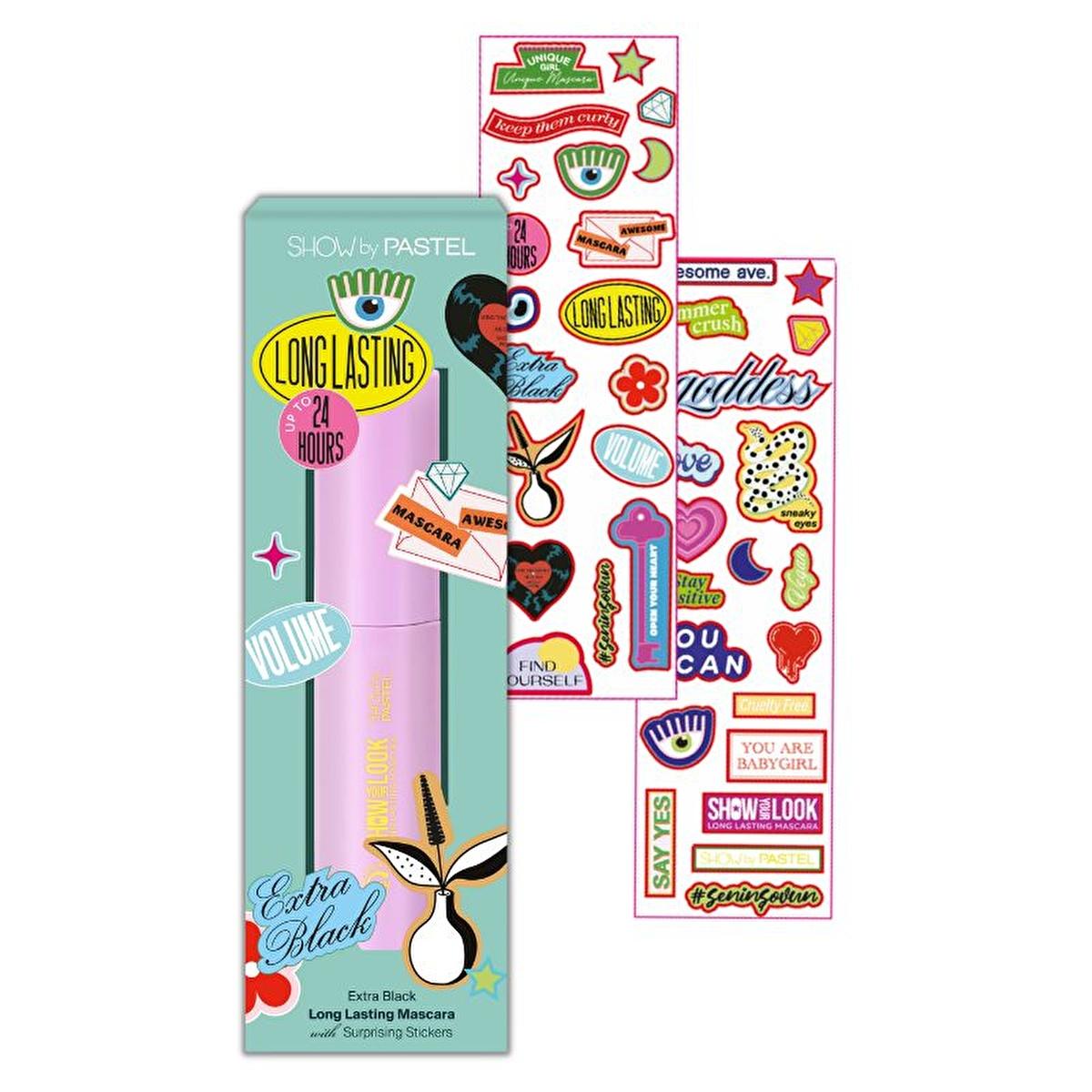 Show by Pastel 24H Long-Lasting Volumizing Mascara - Waterproof, Vegan, Cruelty-Free