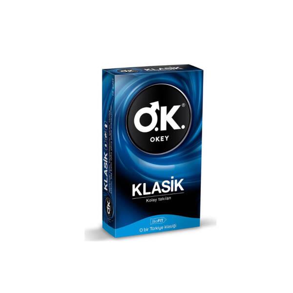 Okey Klasik Condoms - Safe Sex Essentials for Adults - Pack of 10