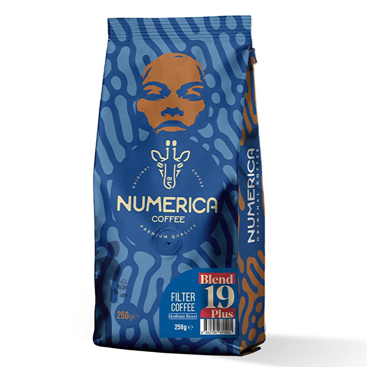 Numerica 100% Arabica Ground Coffee Blend - Rich Flavor, Medium Body, 250g