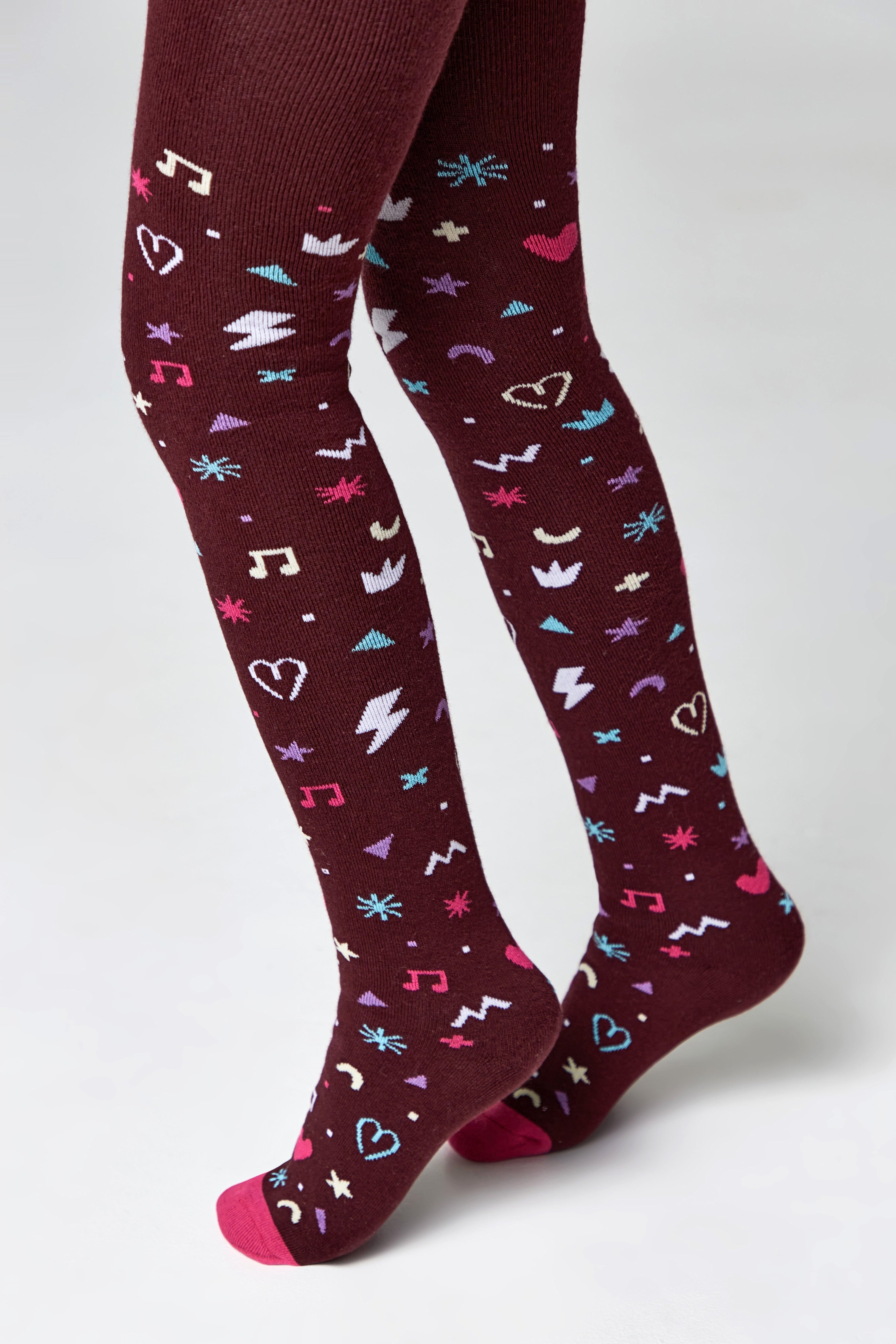 TheRanok.com Conte-Kids Cotton Terry Tights - Sof-Tiki 518 — main product shot